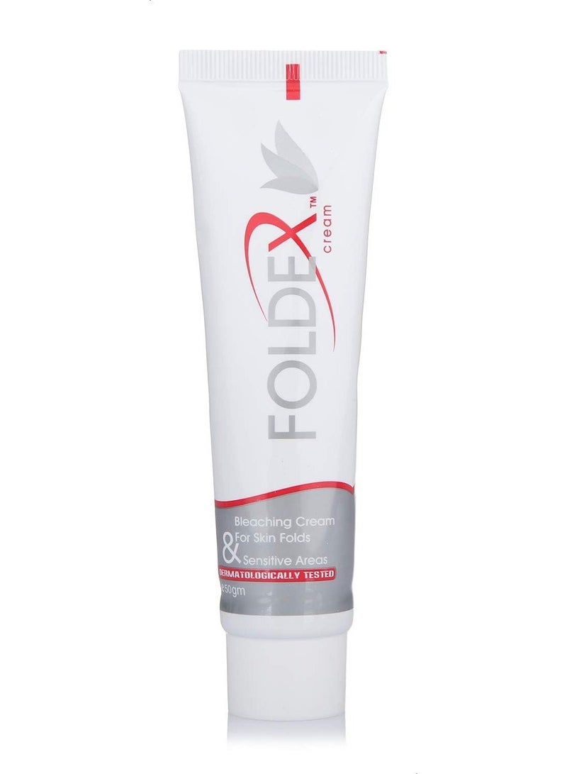 Foldex Cream Bleaching Cream for Skin Folds and Sensitive Areas - 50g - Image 1